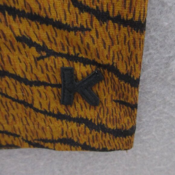 Kenzo Top Women XL Turtleneck Tiger Animal Print Designer Timeless - Picture 2 of 11
